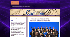 Desktop Screenshot of caduceus-doctors-band.com